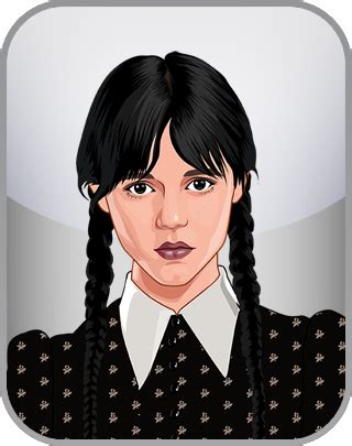 Teste de Personagem de Wandinha Addams .